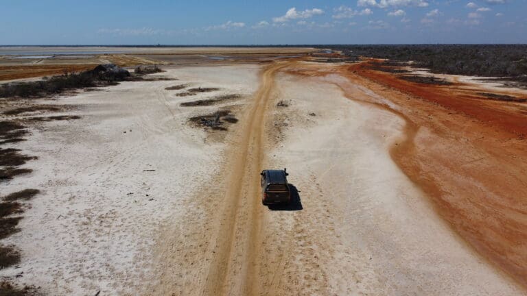 Crossing Salt Plain View From Behind Pascal Ruegg