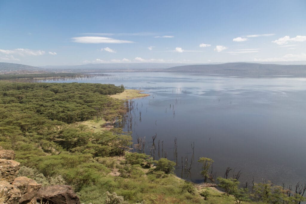Lake Naivasha Kenya view from above