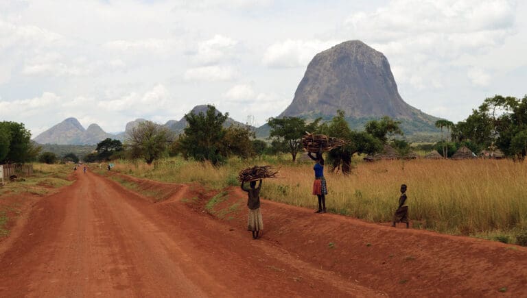 Landscapes With Boulders In Karamoja Northen Uganda