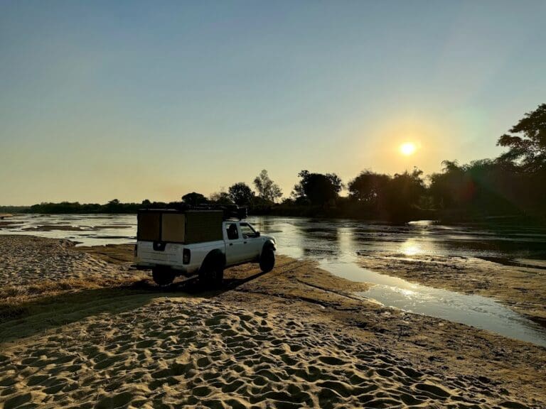 Sunset Drive Crossing River